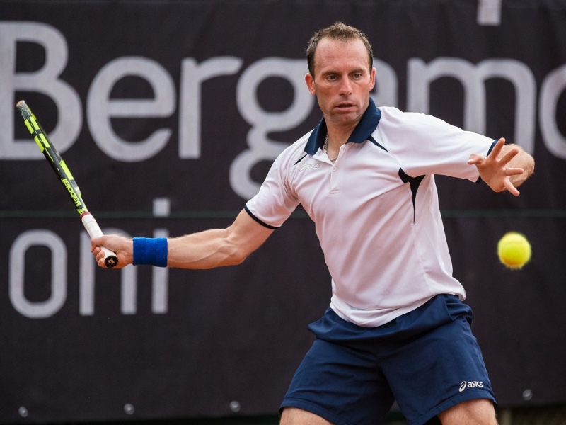 Jonata VITARI from Italy forehand during the qualifying match vs Timur KIUAMOV from Russia Trofeo BPB 2016